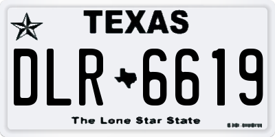 TX license plate DLR6619