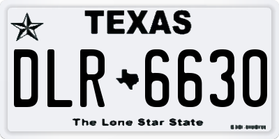 TX license plate DLR6630