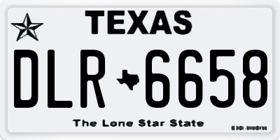 TX license plate DLR6658