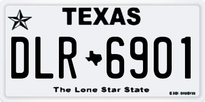 TX license plate DLR6901