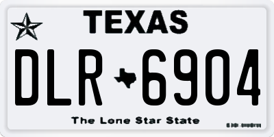 TX license plate DLR6904