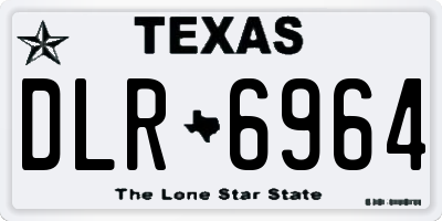 TX license plate DLR6964