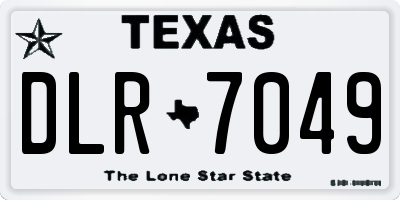 TX license plate DLR7049