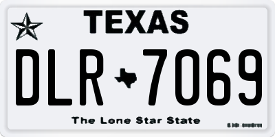 TX license plate DLR7069