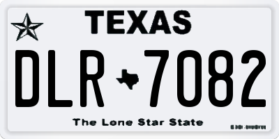 TX license plate DLR7082