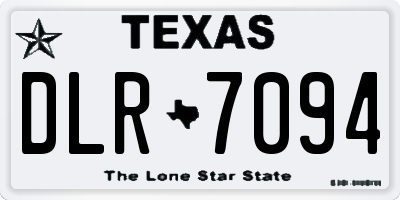TX license plate DLR7094