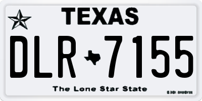 TX license plate DLR7155