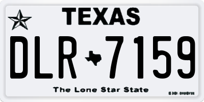 TX license plate DLR7159