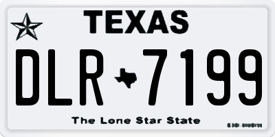 TX license plate DLR7199