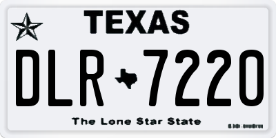 TX license plate DLR7220