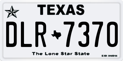 TX license plate DLR7370