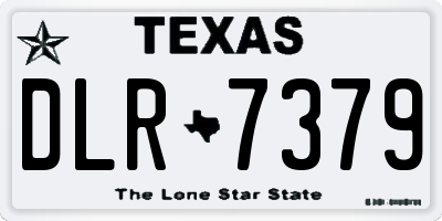 TX license plate DLR7379