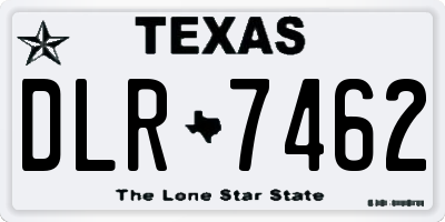 TX license plate DLR7462