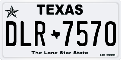 TX license plate DLR7570