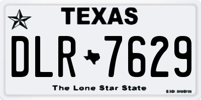 TX license plate DLR7629