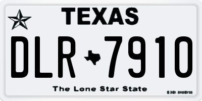 TX license plate DLR7910