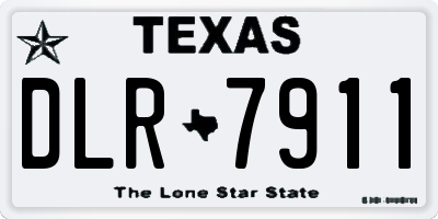 TX license plate DLR7911