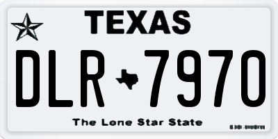 TX license plate DLR7970