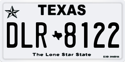 TX license plate DLR8122