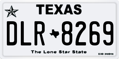 TX license plate DLR8269