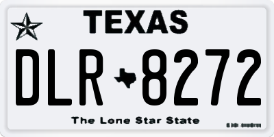 TX license plate DLR8272