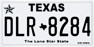 TX license plate DLR8284