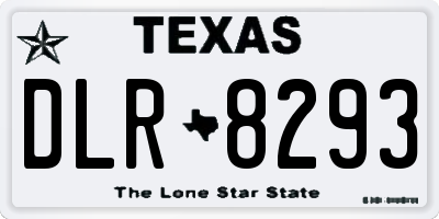 TX license plate DLR8293