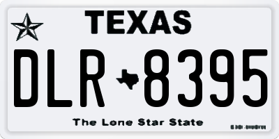 TX license plate DLR8395