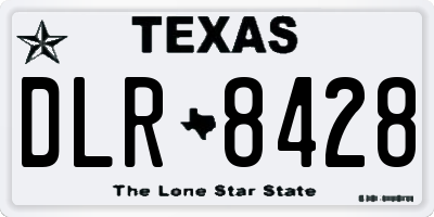 TX license plate DLR8428