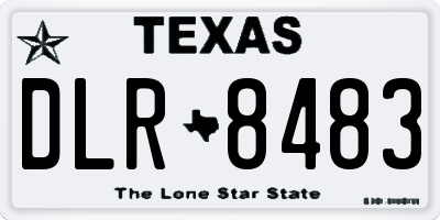 TX license plate DLR8483