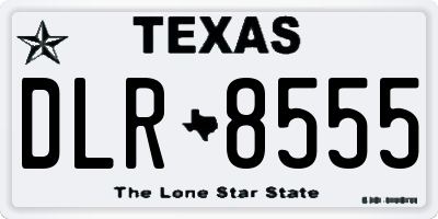 TX license plate DLR8555