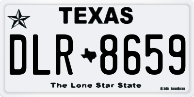 TX license plate DLR8659