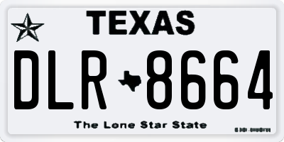 TX license plate DLR8664