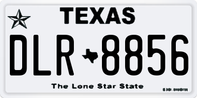 TX license plate DLR8856