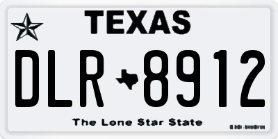 TX license plate DLR8912