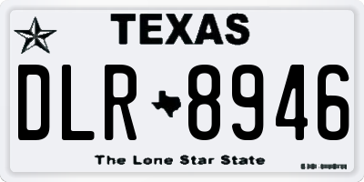 TX license plate DLR8946