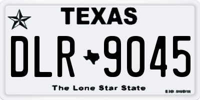 TX license plate DLR9045