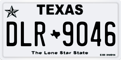 TX license plate DLR9046
