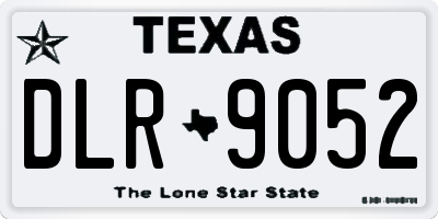 TX license plate DLR9052