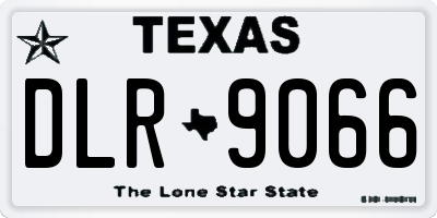 TX license plate DLR9066