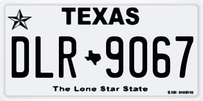 TX license plate DLR9067
