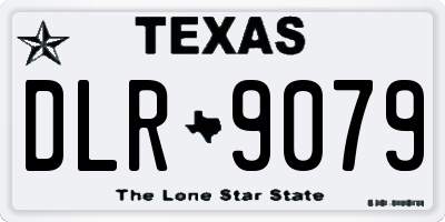 TX license plate DLR9079