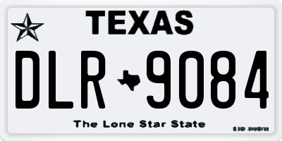TX license plate DLR9084