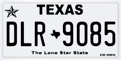 TX license plate DLR9085