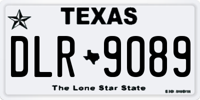 TX license plate DLR9089