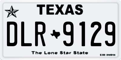 TX license plate DLR9129