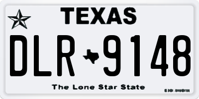 TX license plate DLR9148