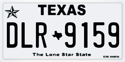 TX license plate DLR9159