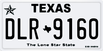 TX license plate DLR9160
