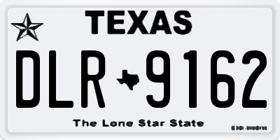 TX license plate DLR9162